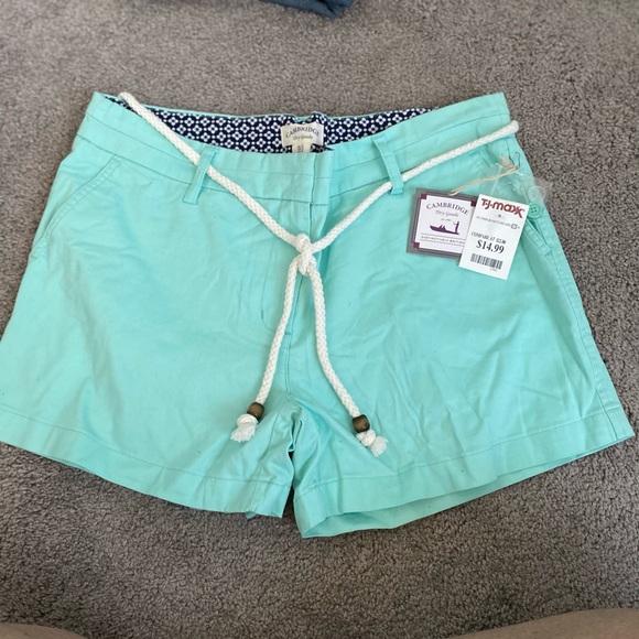 NWT shorts w/rope belt 12